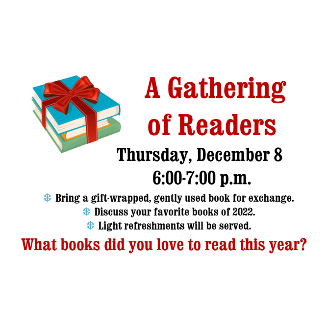Gathering of Readers Dec 2022 post
