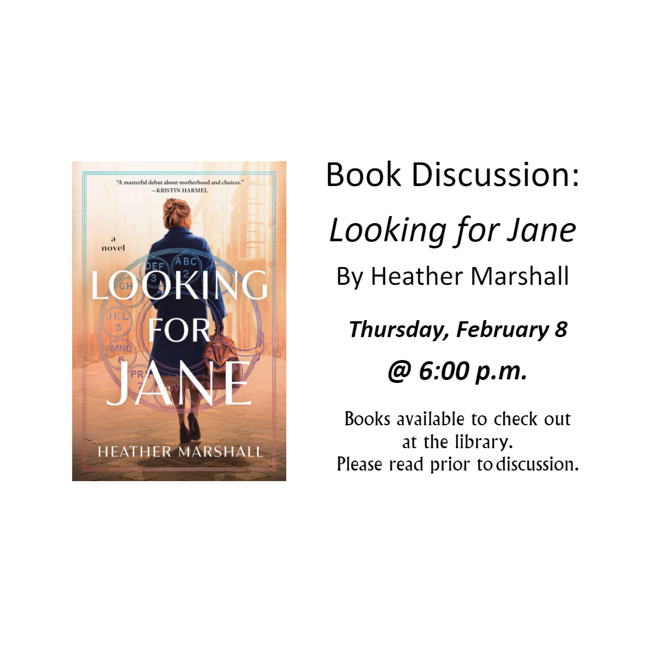 February Book Discussion – Looking for Jane by Heather Marshall